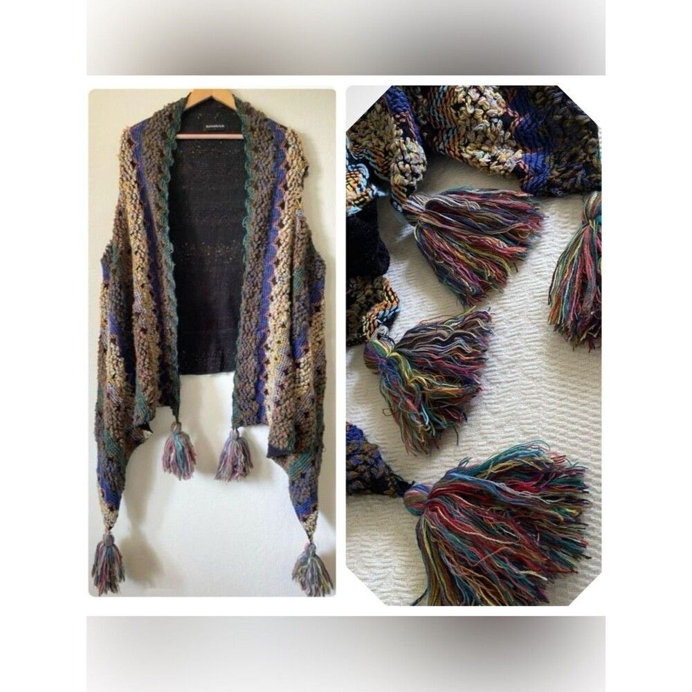 Boho Textured Knit Vest